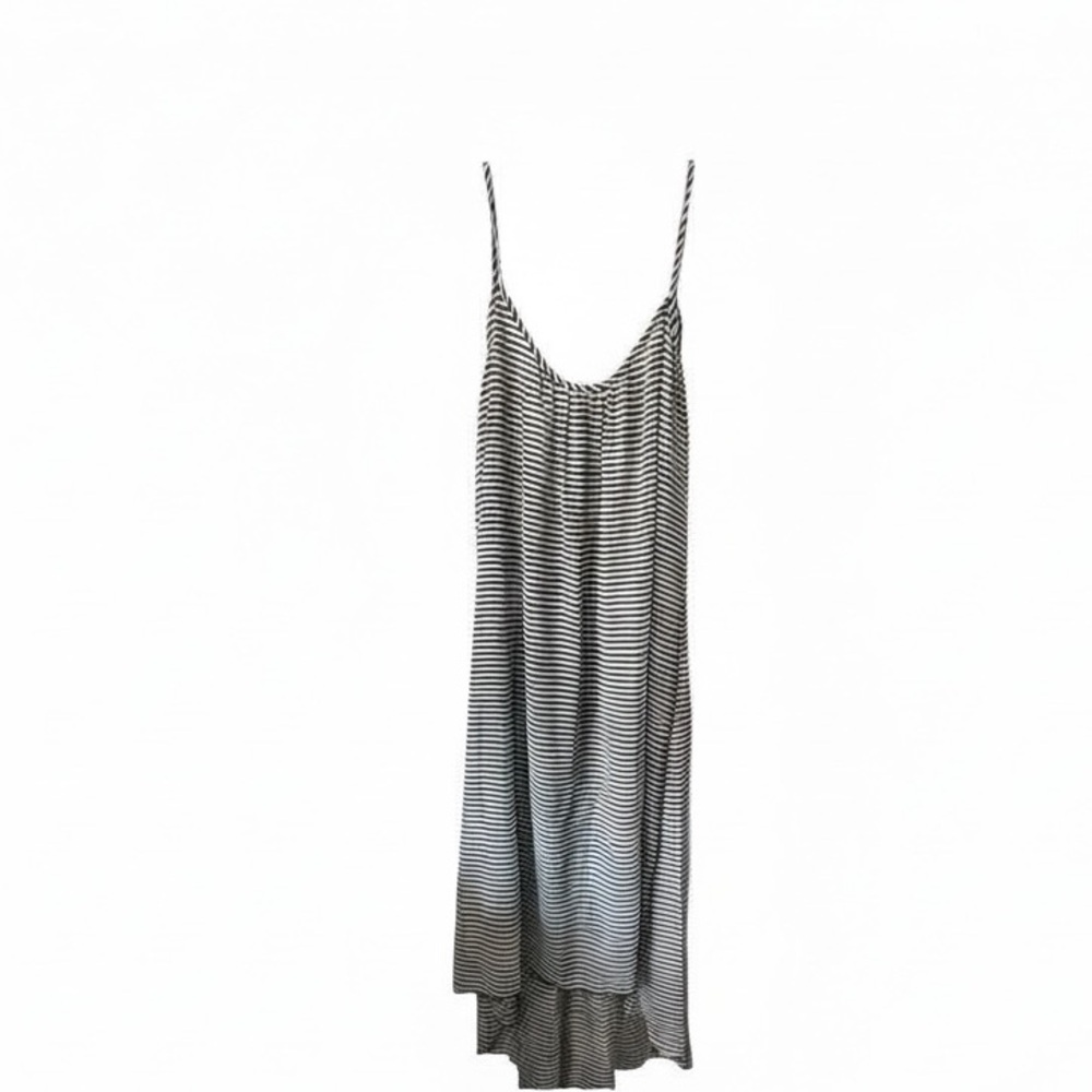SHEIN Black and White Striped Beach Cover up - Picture 2 of 7